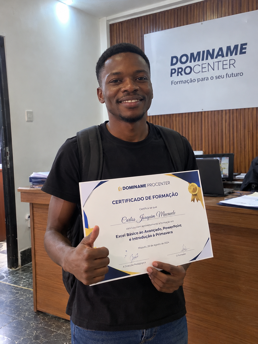 Participantes de uma turma da Dominame ProCenter